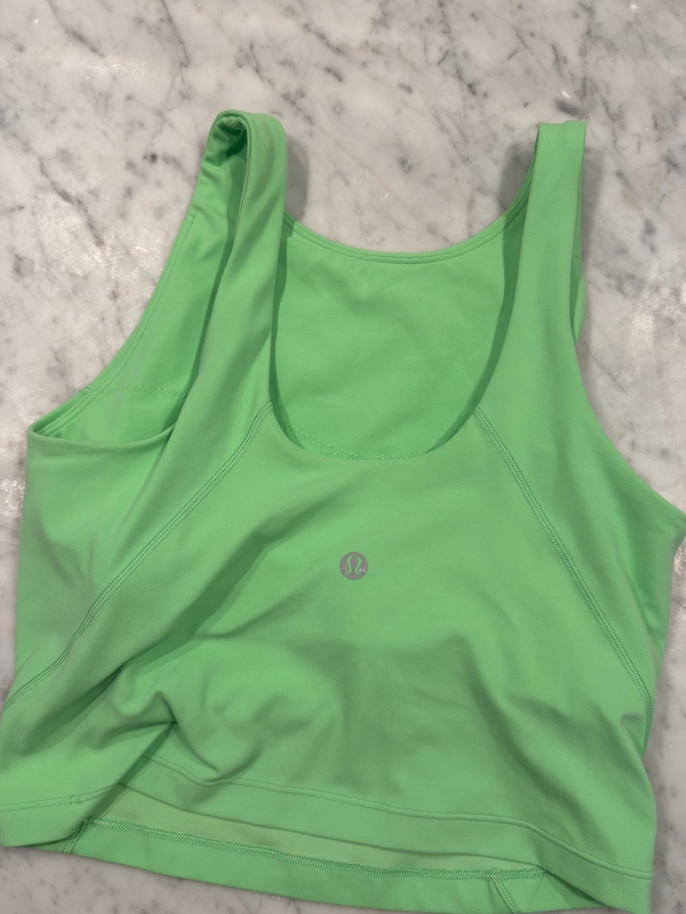 lululemon align athletica Neon Lime Green Sports Bra Tank